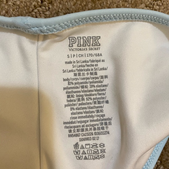 pink ruched bikini bottom - Picture 3 of 3